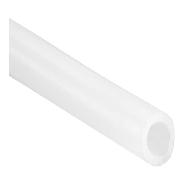 A white, cylindrical 24-inch drain hose with a hollow center.