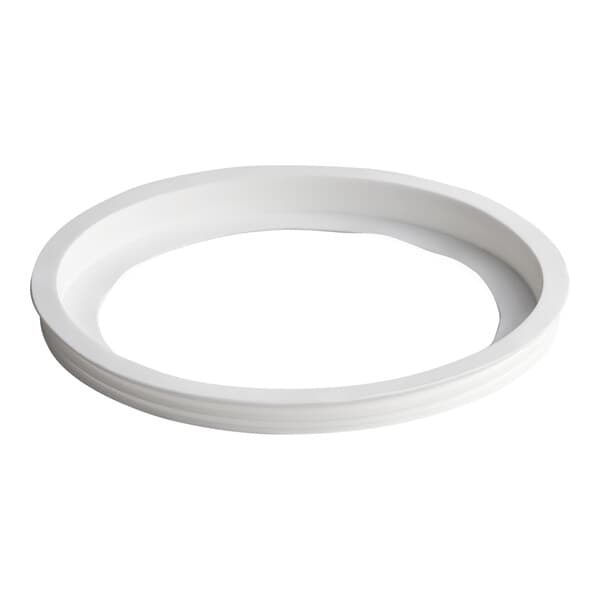 A white bowl gasket designed for 1.6 gallon slushy machines.