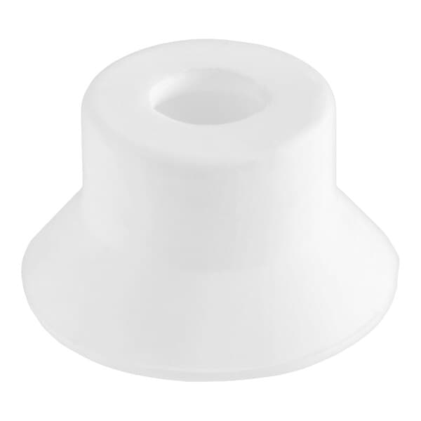 A white auger blade seal for 1.6 and 2.6 gallon granita or slushy machines.