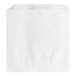 A white paper bag with a scalloped edge.
