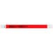A red Tyvek wristband with "OVER 21" in white text.