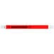A red Tyvek wristband with a red and white strip and black text that says "DESIGNATED DRIVER"