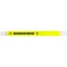 A yellow Tyvek wristband with black text reading "DESIGNATED DRIVER".