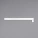 A white rectangular plastic wristband with holes.