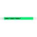 A mint green Tyvek wristband with the word "STAFF" in black.
