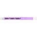 A light purple wristband with black text reading "STAFF" and a purple border.
