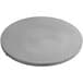 A grey circular hot plate for a Carnival King crepe maker.