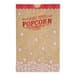 A brown Kraft paper bag with red and white text for Carnival King popcorn.