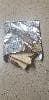 Large foil hamburger sandwich bag.
