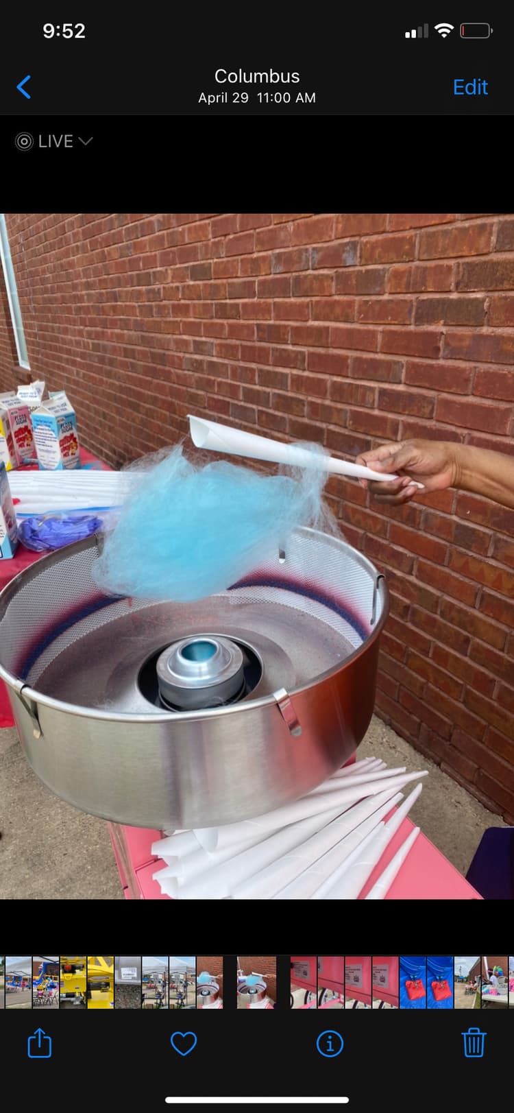 Durable Cotton Candy Cones