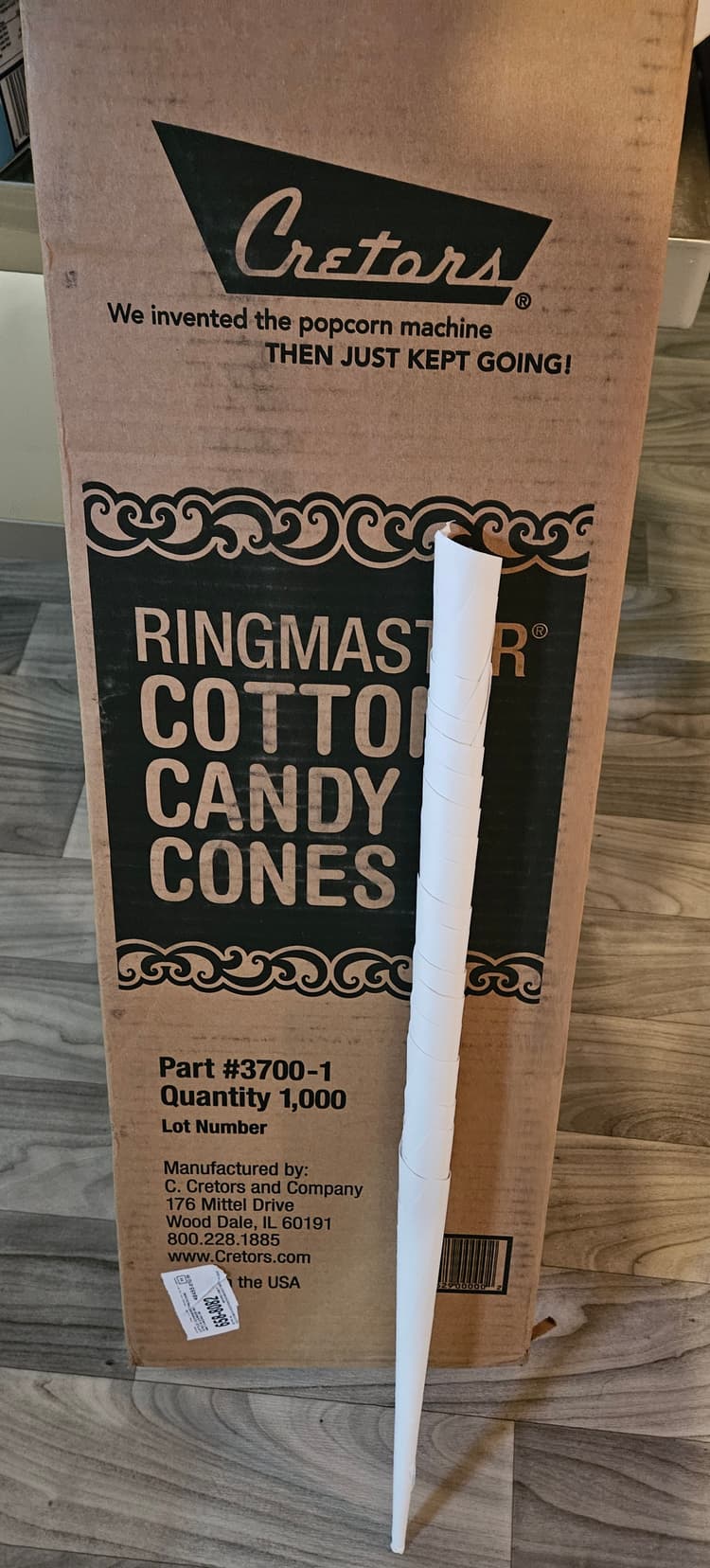 Cones and box