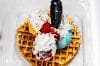 ice cream waffle