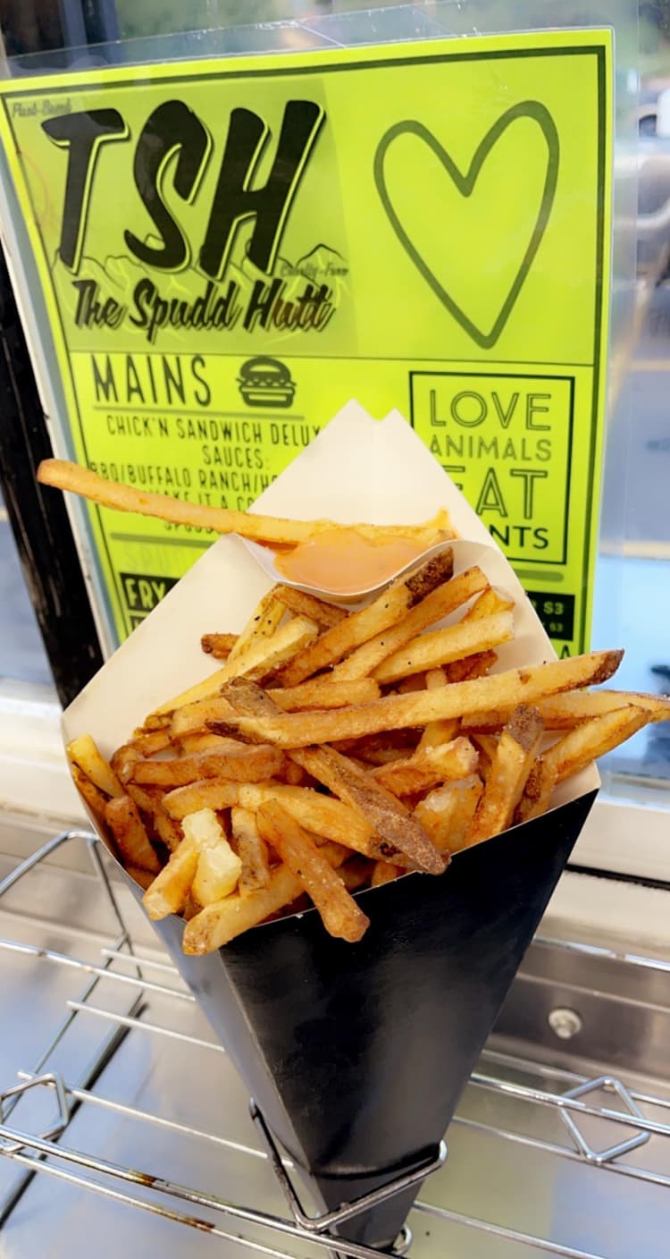 These are great fry cones. Love the size, the sauce cup can be a little bigger from what customers said as a lot of fries can fit in these cones.