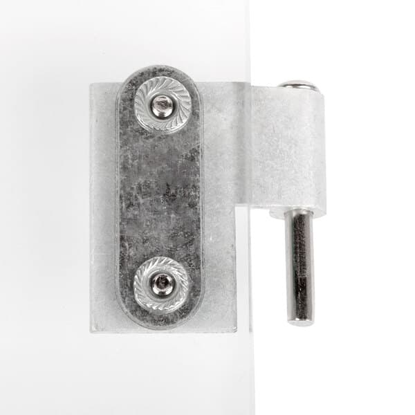 A metal latch for a Carnival King popcorn popper door.