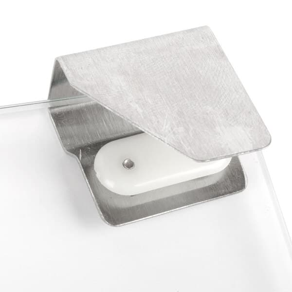 A white rectangular plastic door for a Carnival King PM470 popcorn popper.