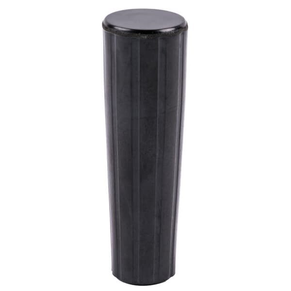 A black cylindrical handle with a Carnival King Waffle Maker and Waffle Cone Maker in the background.