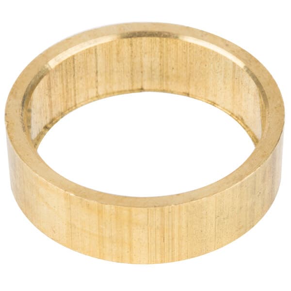 A copper floss band with a gold finish on a white background.