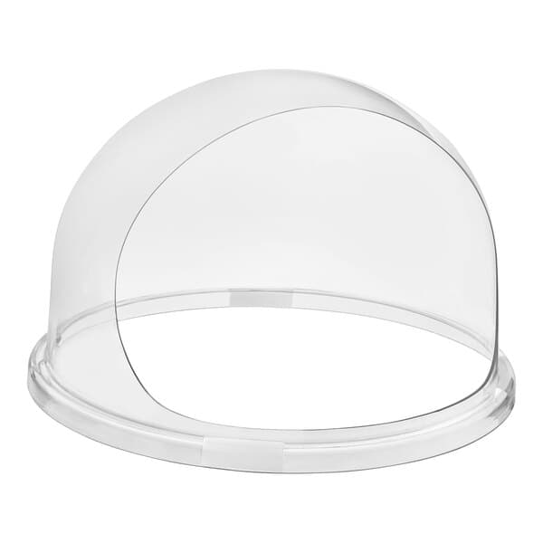 A clear plastic dome cover designed for use with a cotton candy machine.