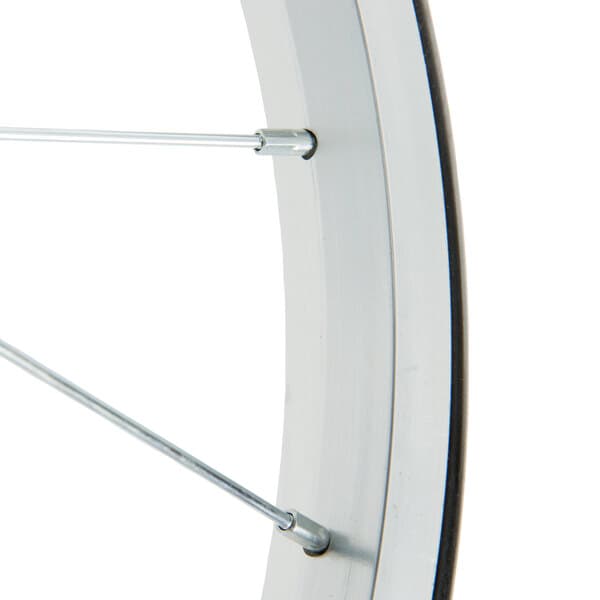 A close-up of a Carnival King cotton candy machine wheel with spokes.