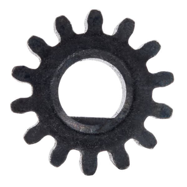 A black Carnival King Kettle Gear with a hole in the middle.
