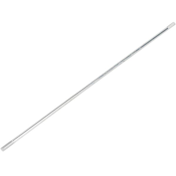 A long thin metal rod with a handle on one end.