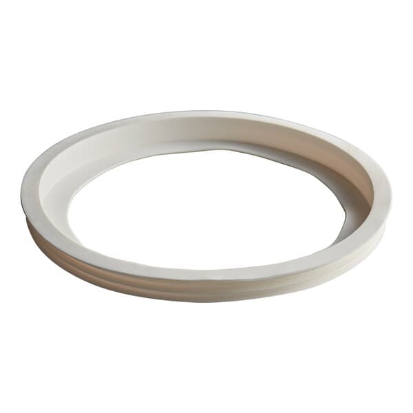 A white bowl gasket for Carnival King granita and slushy machines.