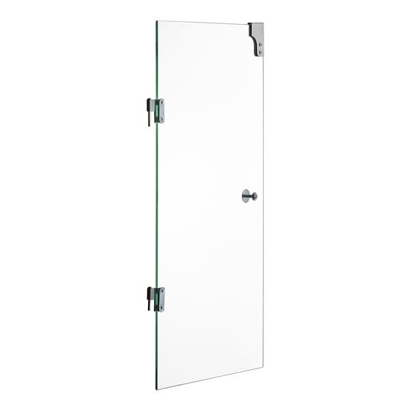 A white door with a silver metal handle for a Carnival King countertop food warmer.